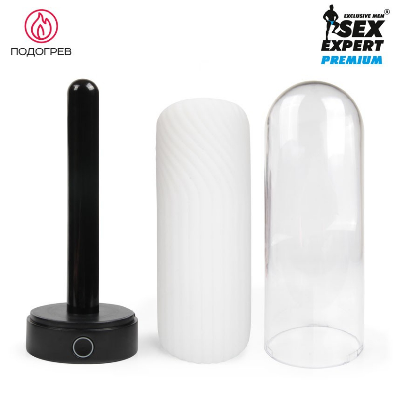 Мастурбатор с подогревом "Sex Expert Premium" супер нежный 